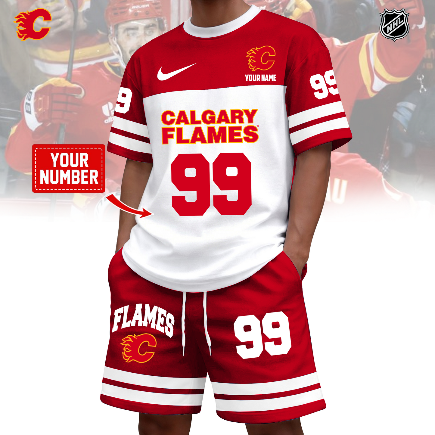 NHL x CAL Custom 3D T-Shirt Set HLP 020426 HLPHUONG 1