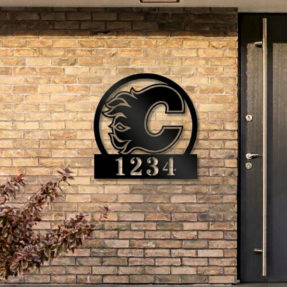 NHL x CAL Custom Address Metal Sign HLP 40526 HLPHUONG