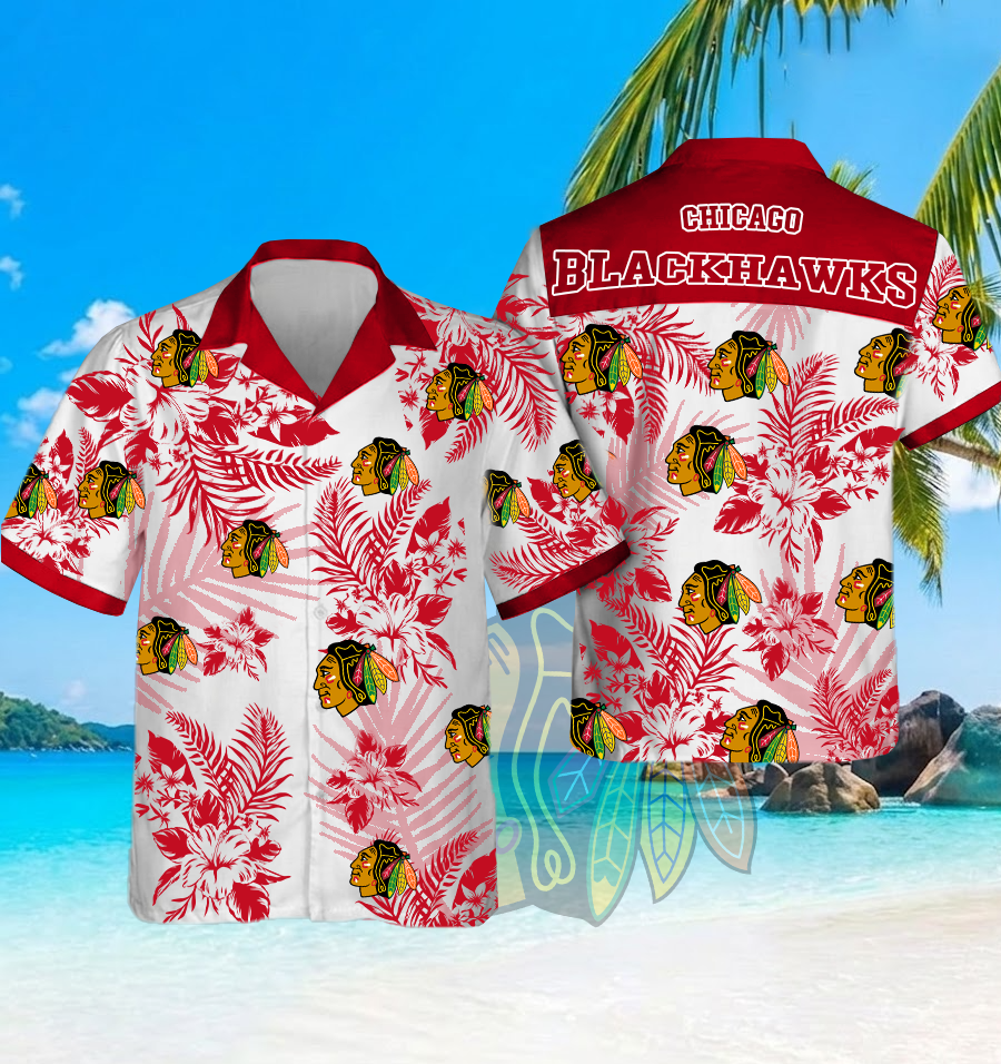 NHL x CHI Beach Hawaiian Shirt HLP 60426 HLPHUONG