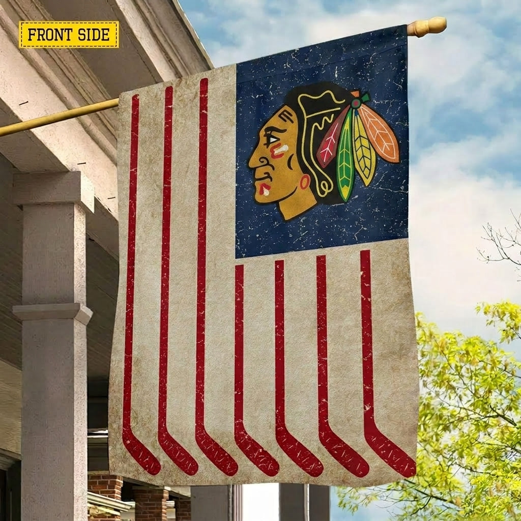 NHL x CHI Hockey Lover House Flag HLP 070526 LBN