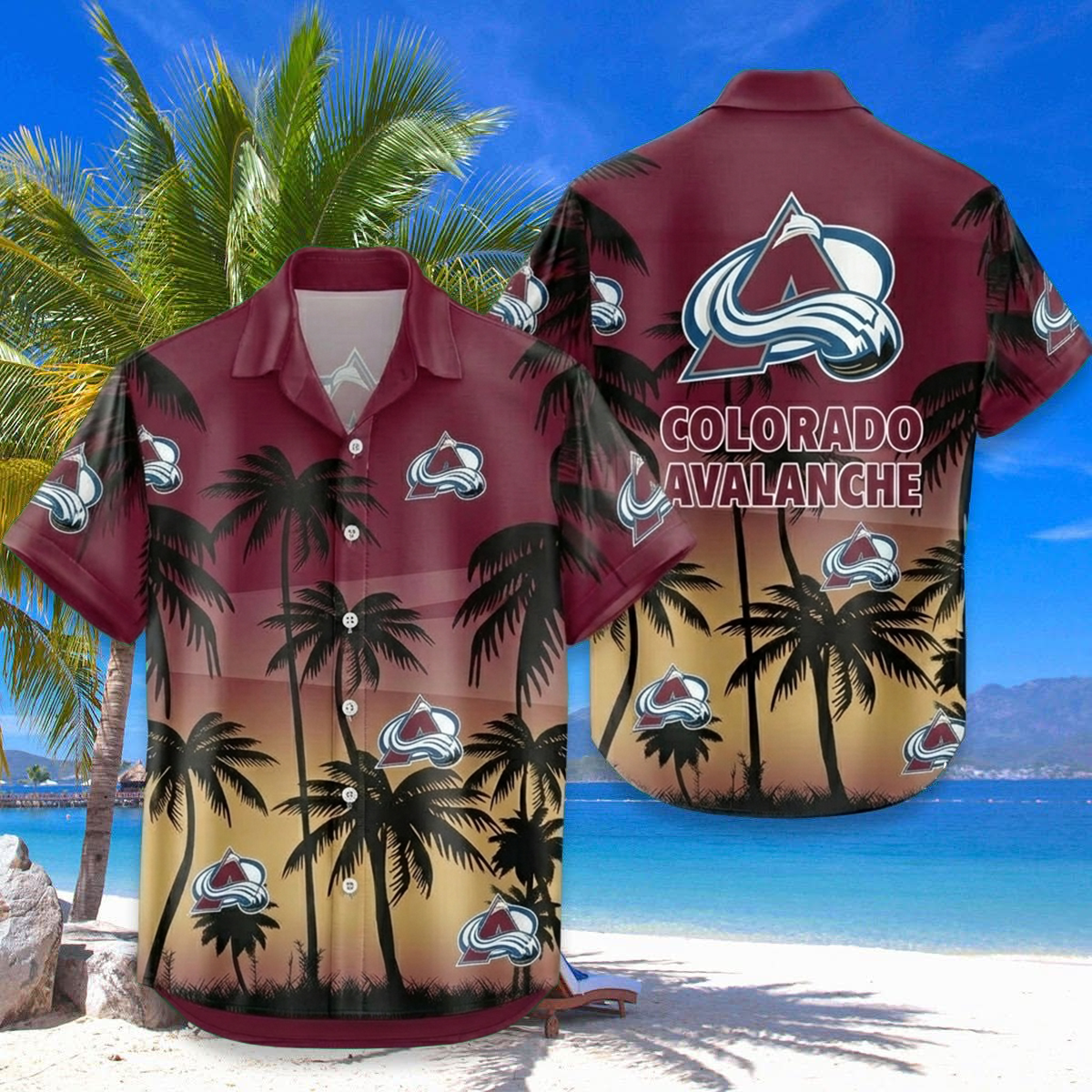 NHL x COL Coconut V2 Hawaiian Shirt HLP 20426 LBN