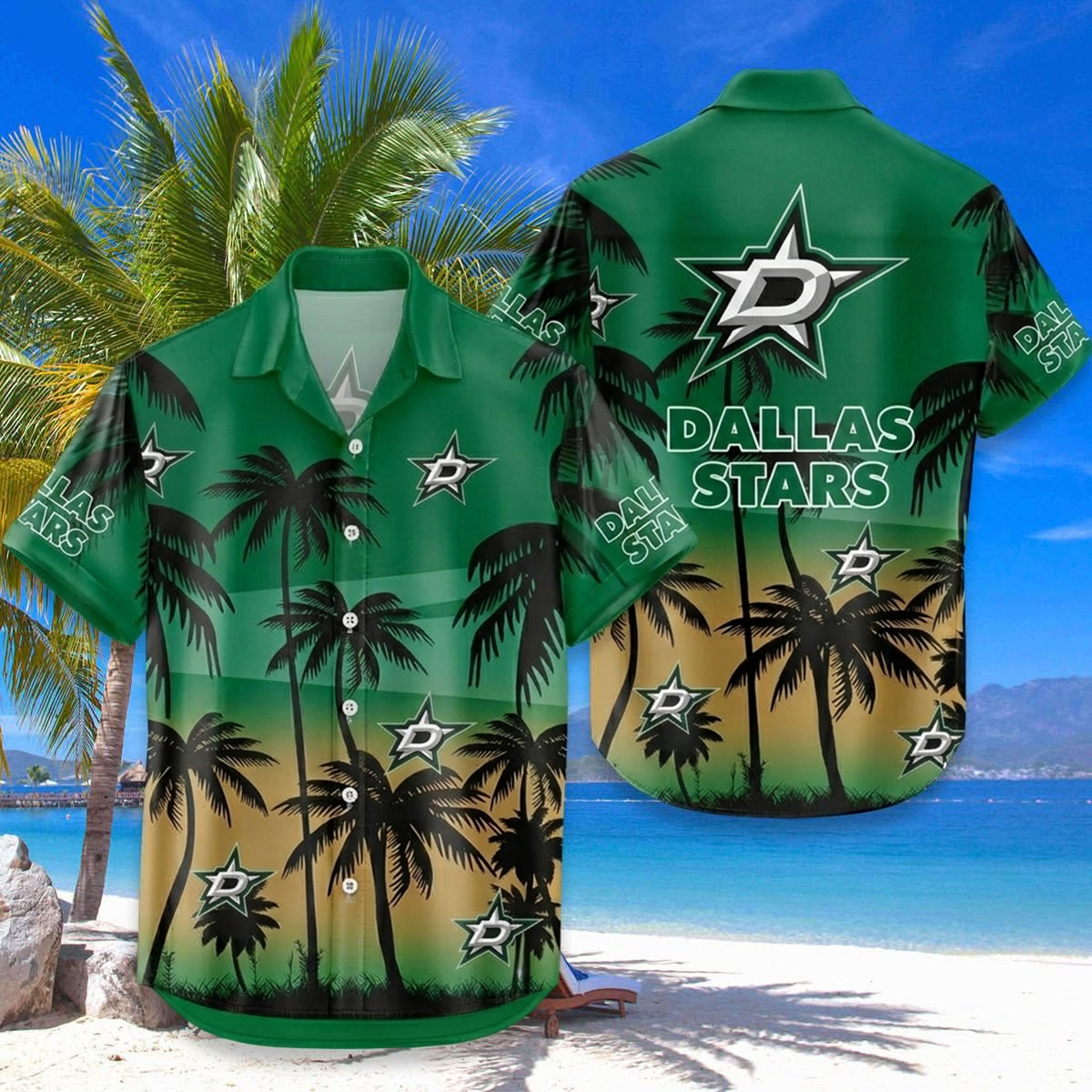 NHL x DAL Coconut V2 Hawaiian Shirt HLP 20426 LBN