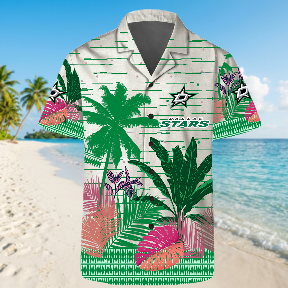 NHL x DAL Palms Hawaiian Shirt HLP 230426 HLPHUONG