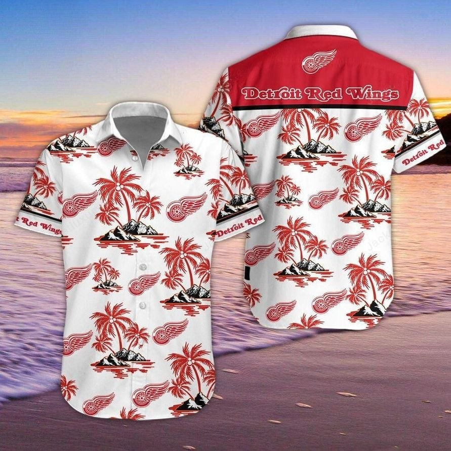 NHL x DET Island Hawaiian Shirt HLP 00426 LBN