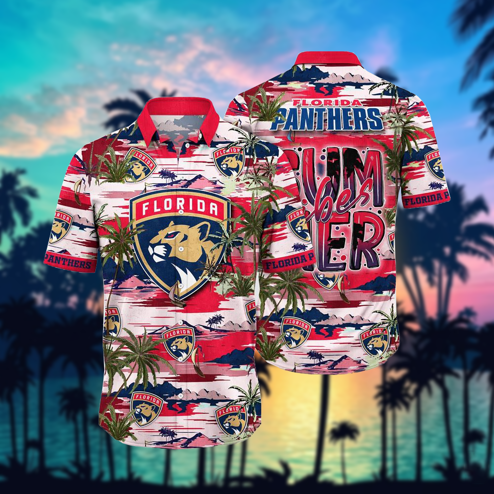 NHL x FLO Team Summer Hawaiian Shirt HLP 50426 HLPHUONG