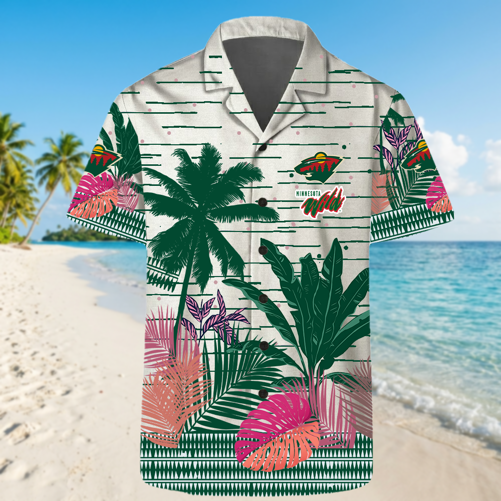 NHL x MIN Palms Hawaiian Shirt HLP 230426 HLPHUONG