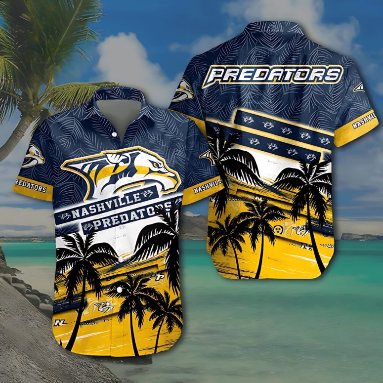 NHL x NAS Coconut Tree Hawaiian Shirt HLP 00426 LBN
