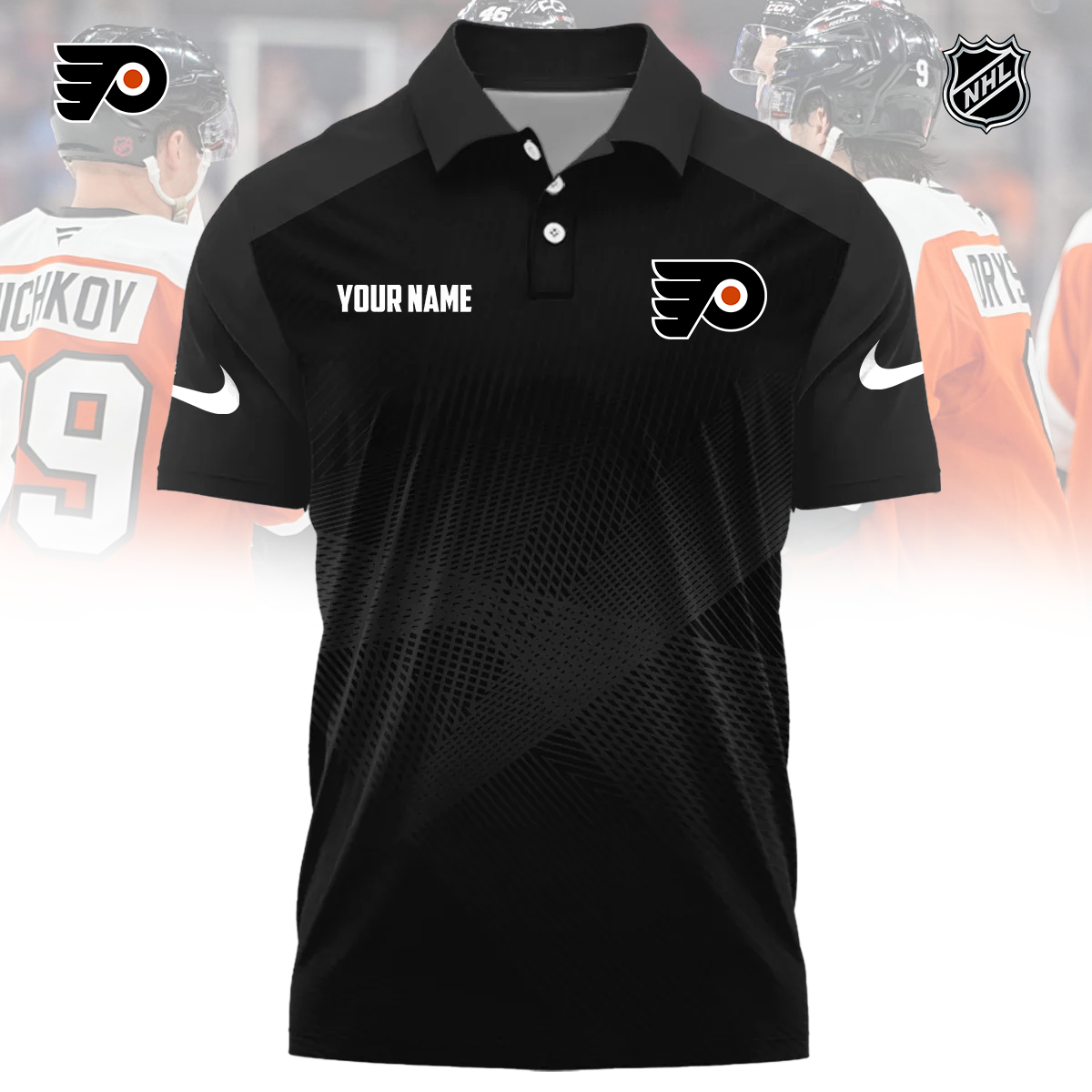 NHL x PHI Sport Custom Name Premium Polo Shirt HLP 060426 HLPHUONG