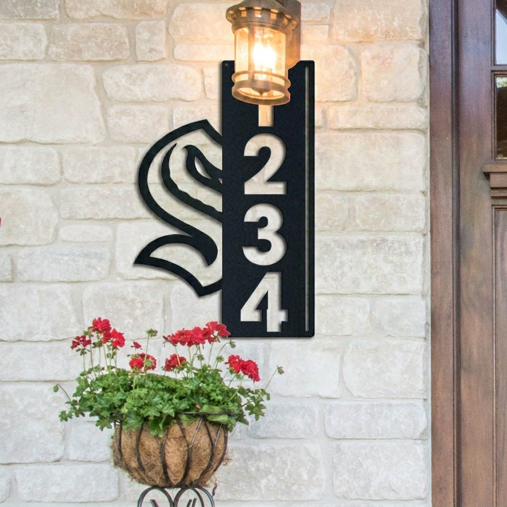 NHL x SEA Custom Address Metal Sign HLP 40526 LBN