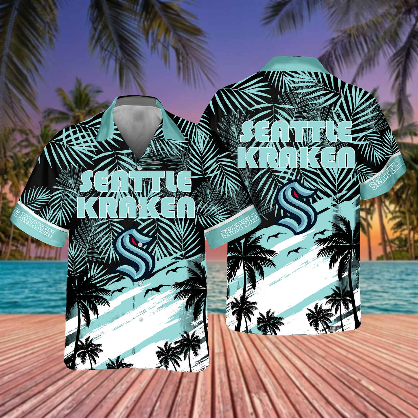 NHL x SEA Hockey Summer Hawaiian Shirt HLP 70426 HLPHUONG