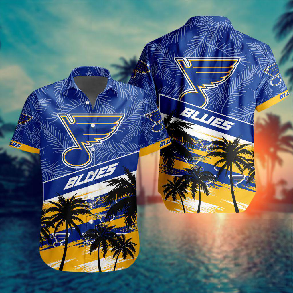NHL x STL Team Palms Hawaiian Shirt HLP 50426 HLPHUONG