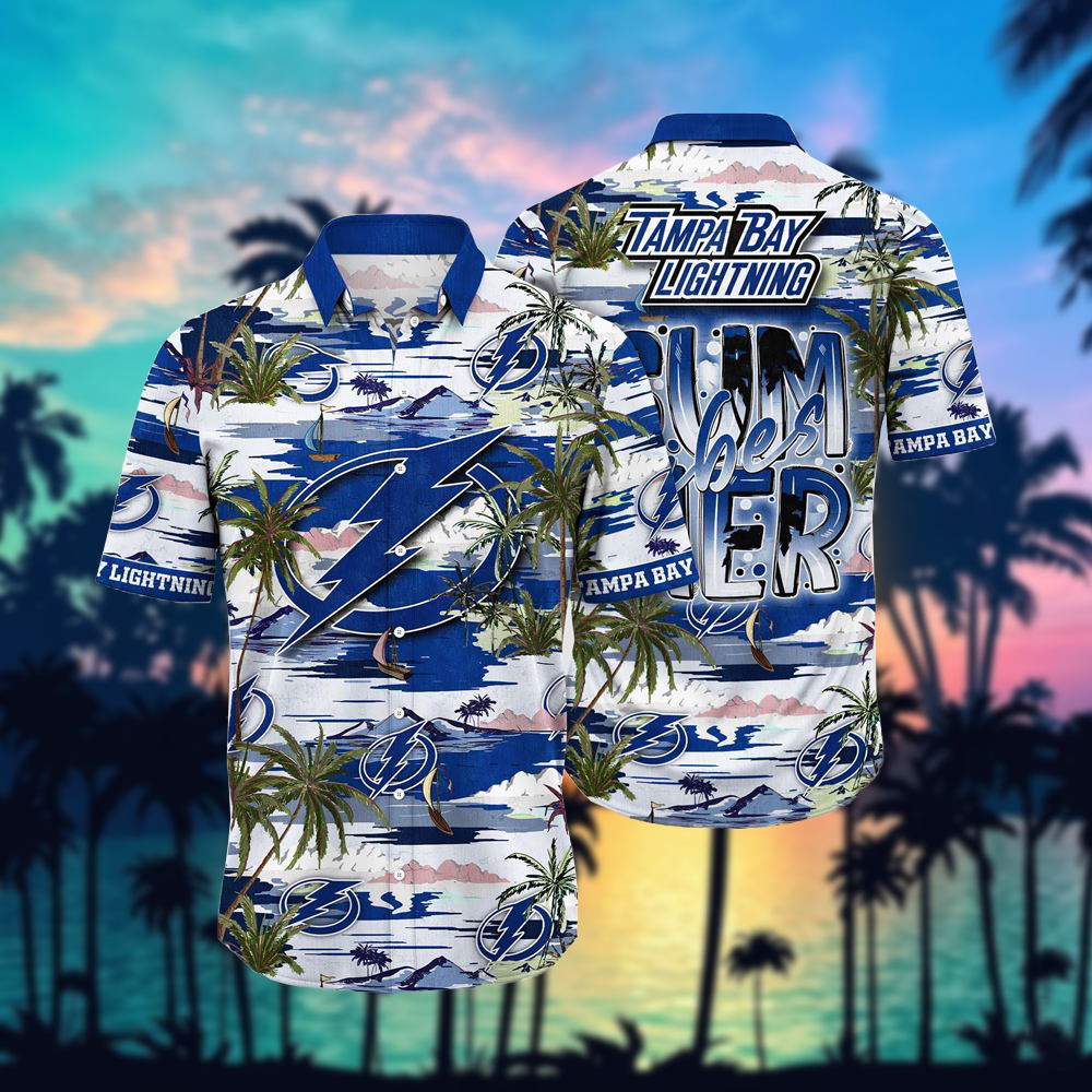 NHL x TB Team Summer Hawaiian Shirt HLP 50426 HLPHUONG