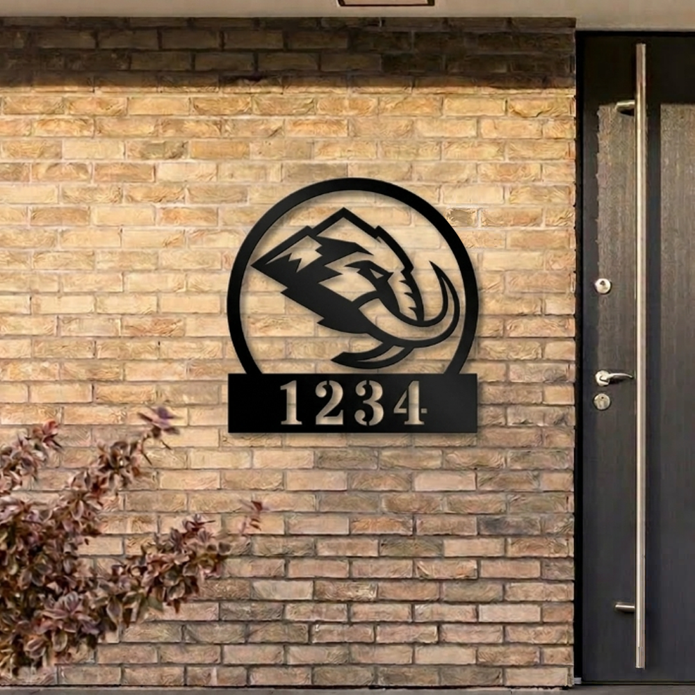 NHL x UTA Custom Address Metal Sign HLP 40526 HLPHUONG