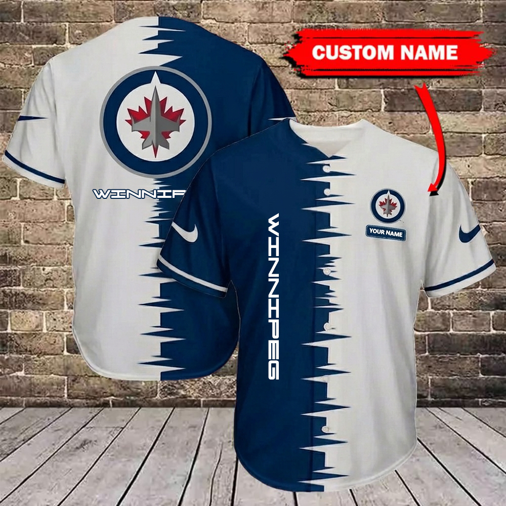 NHL x WIN Bicolour Custom Name Baseball Jersey HLP 080426 LBN