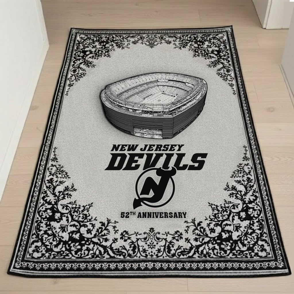 NJD x NHL Anniversary Premium Rug DDT TTTZ