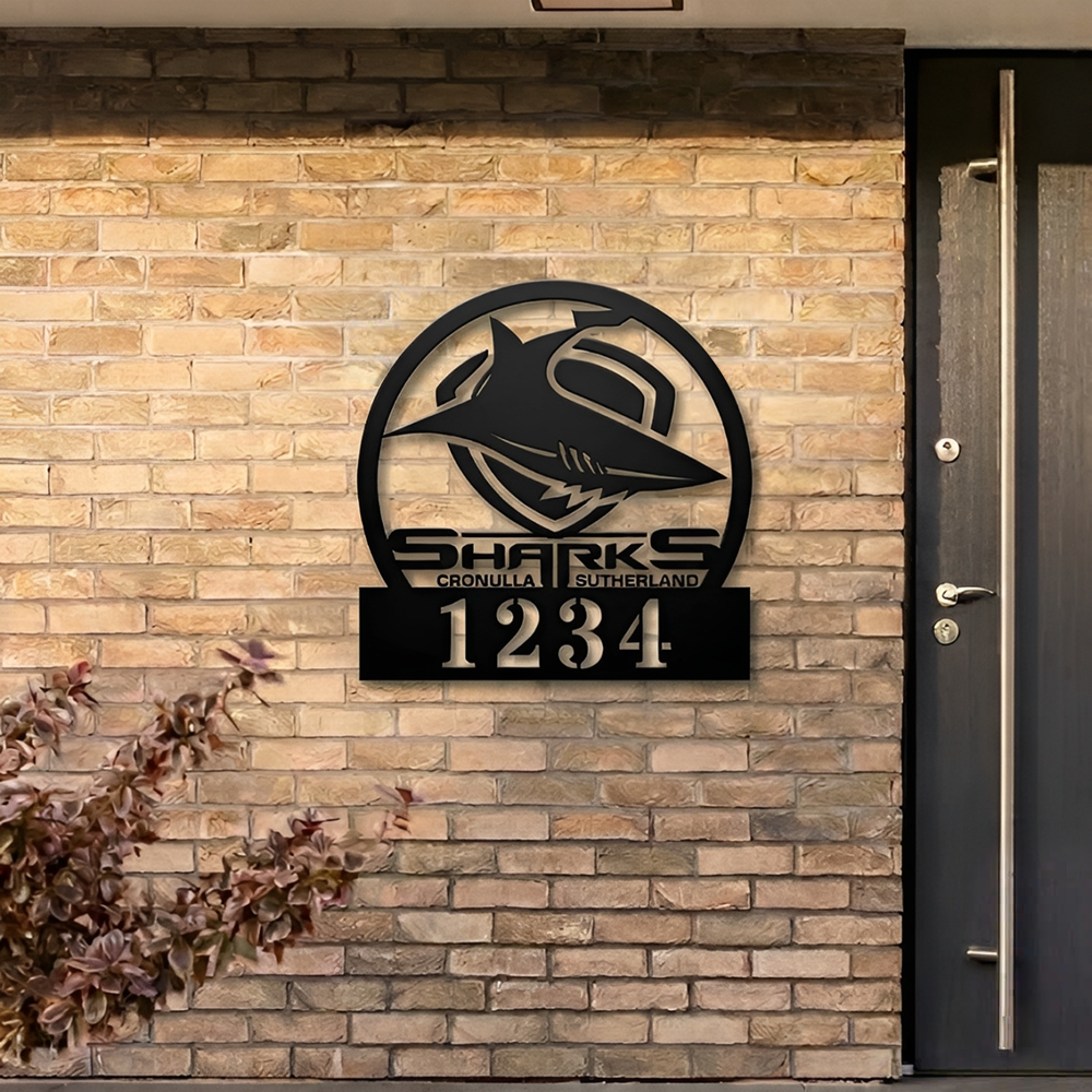 NRL x CSS Custom Address Metal Sign HLP 40526 HLPHUONG