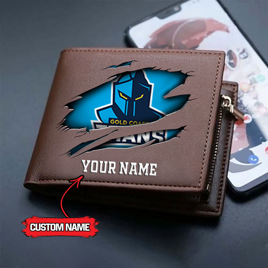 NRL x GC Custom Name Leather Wallet HLP 3026 HLPHUONG