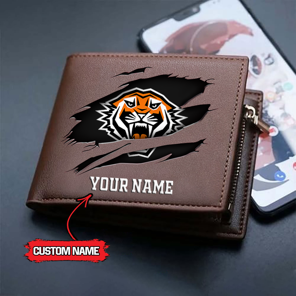NRL x WT Custom Name Leather Wallet HLP 3026 HLPHUONG