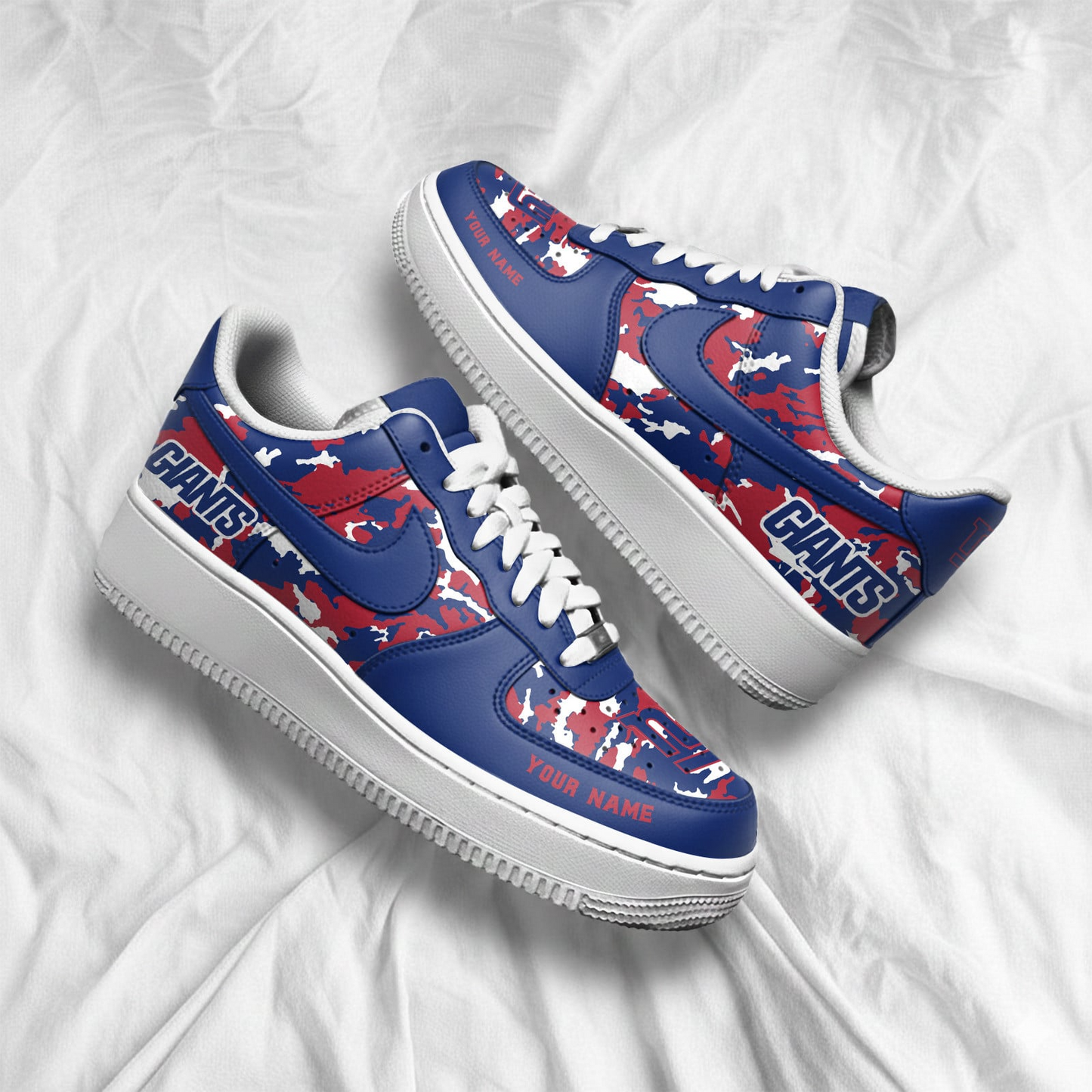NYG x NFL Premium Camo AF1 Sneakers DDT CTND