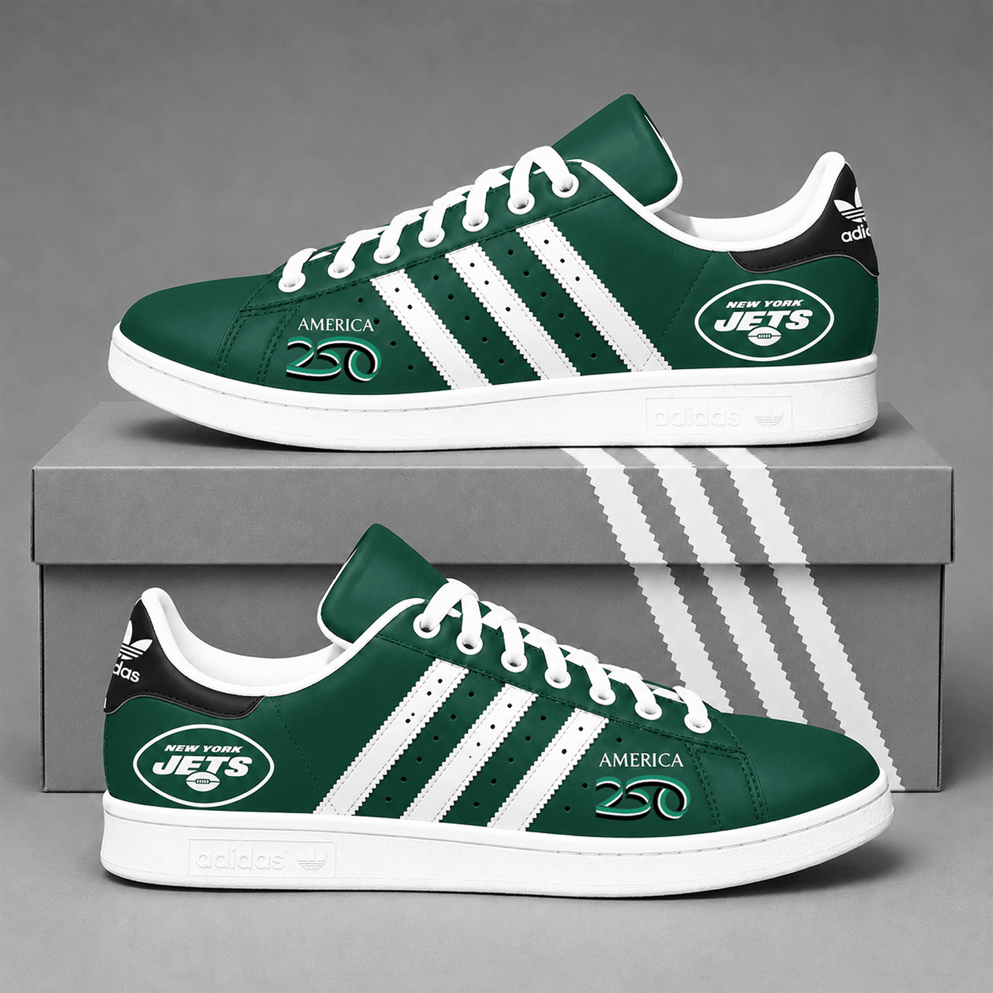 NYJ x NFL Premium America 250 Team Pride Superstar Sneakers 150626