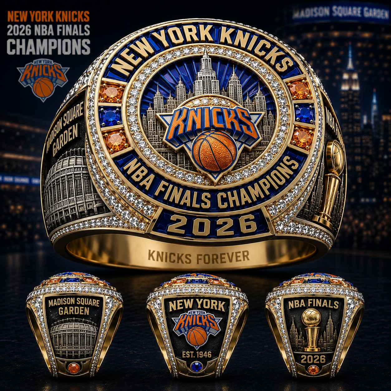 NYK 2026 NBA Finals Champions Ring 140626