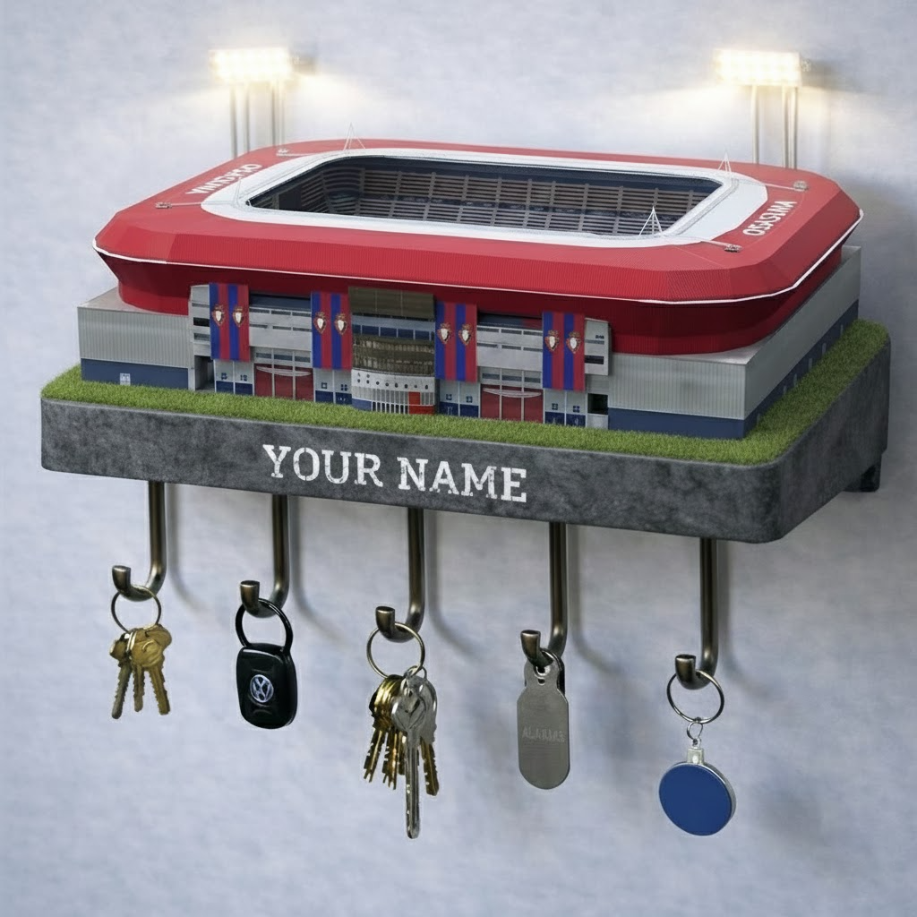 OSA Premium La Liga Wood Key Hanger DDT NTL
