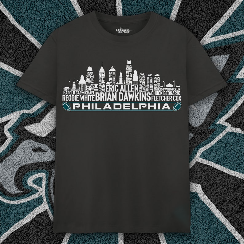 PE Football Greatest Of All Time Team Legends, City Skyline Shirt DDT CTND