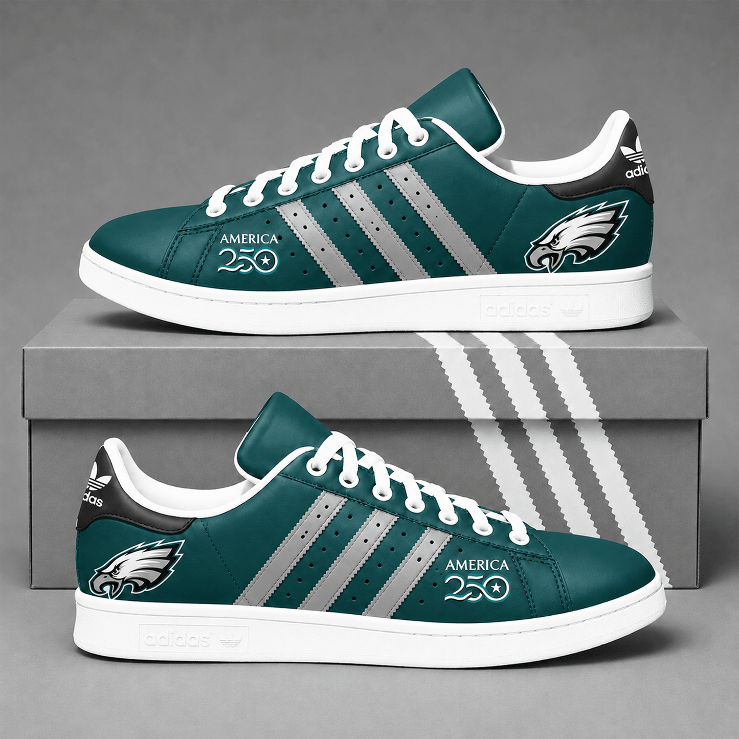 PHI x NFL Premium America 250 Team Pride Superstar Sneakers 150626