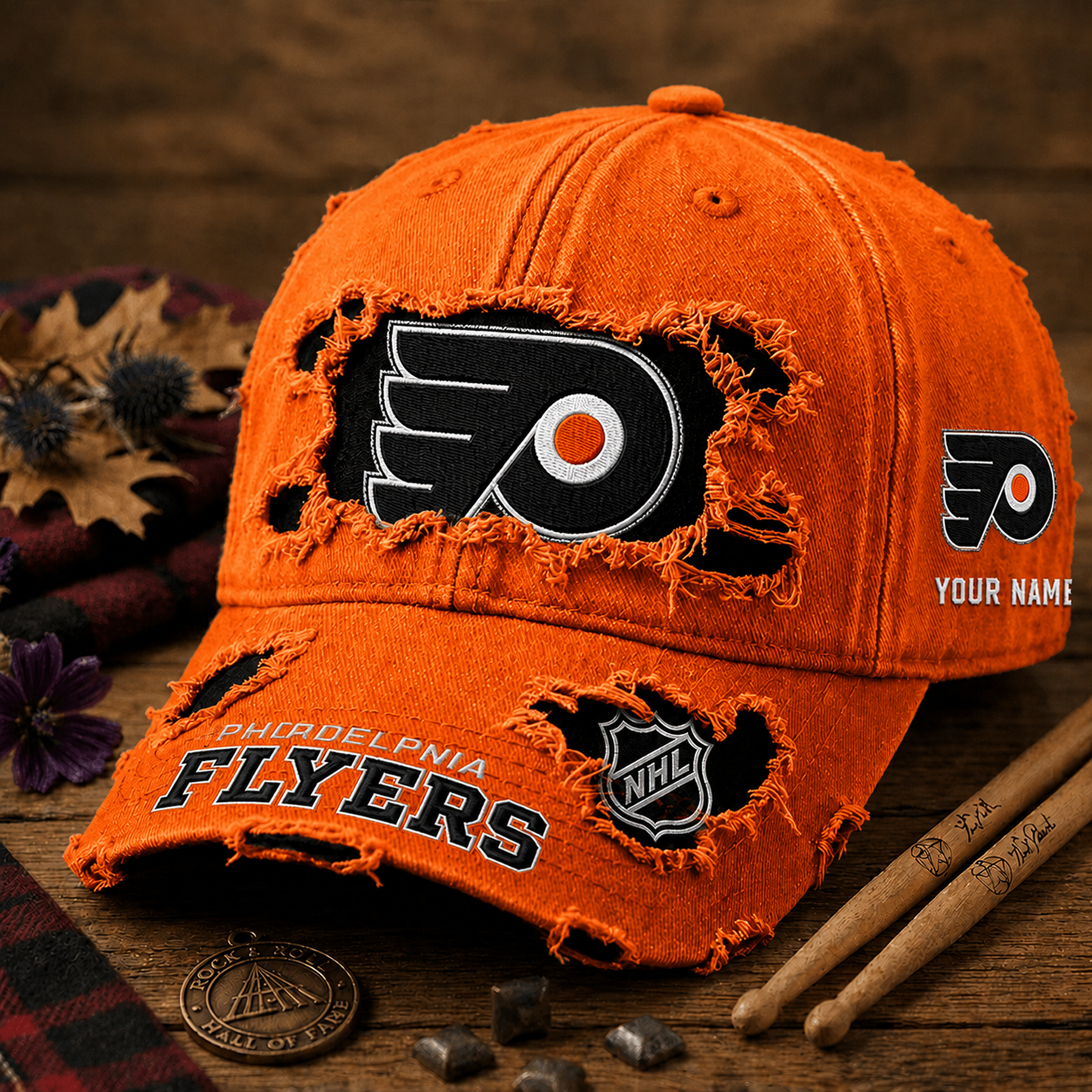 PHI x NHL Denim Washed Cap New Style DATND TANTD 290526