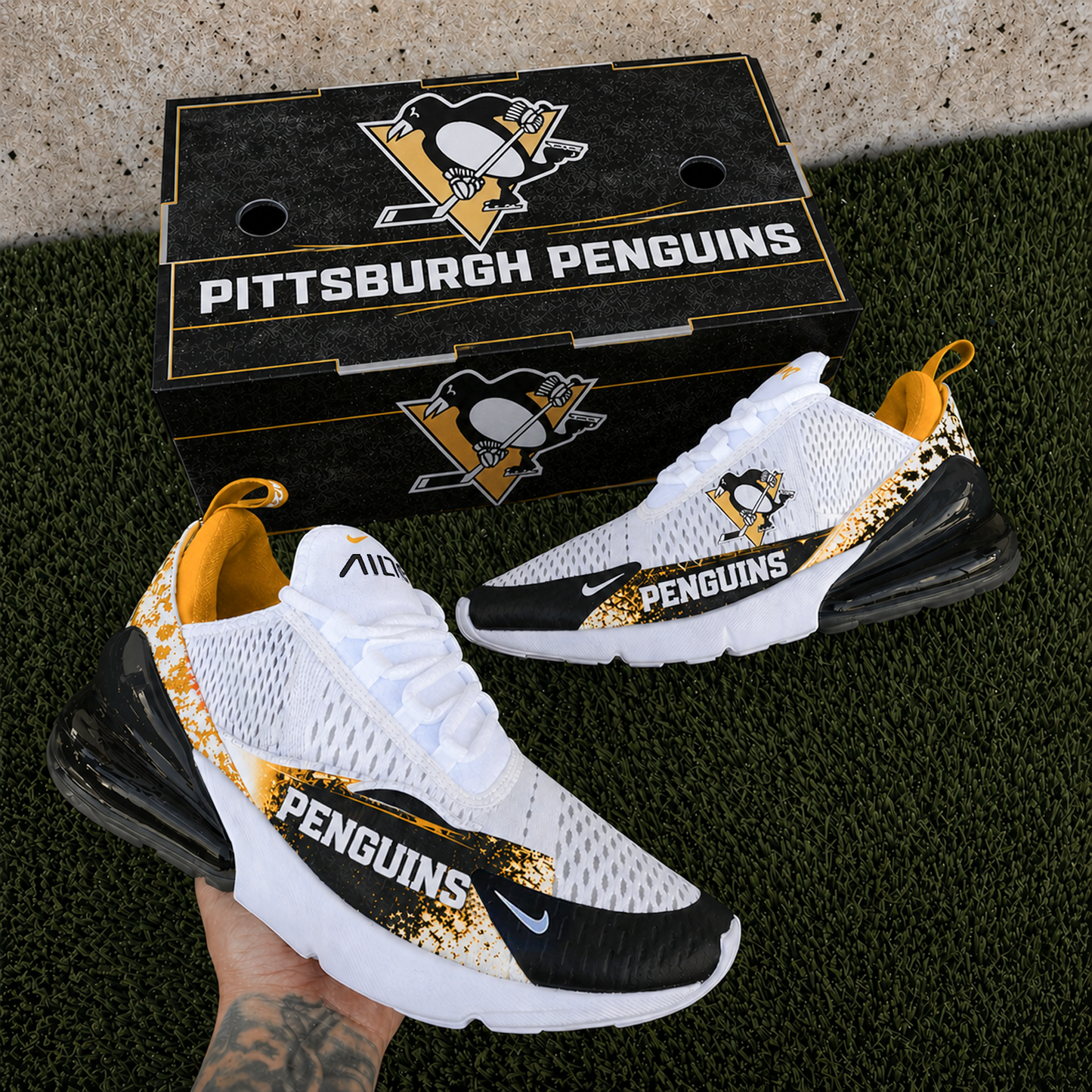 PIT x NHL Nike Air Max 270 Shoes 0505 DatND DVT