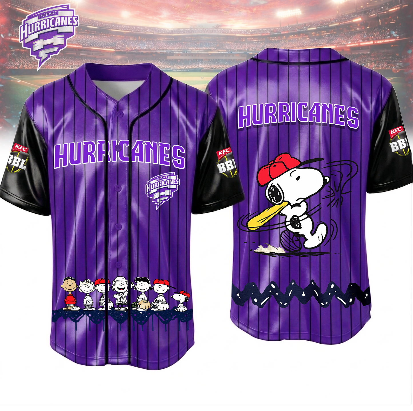 PREMIUM BBL X HUR SNOPPY Baseball Shirt LIMITED EDITONS NDT VHM 020426