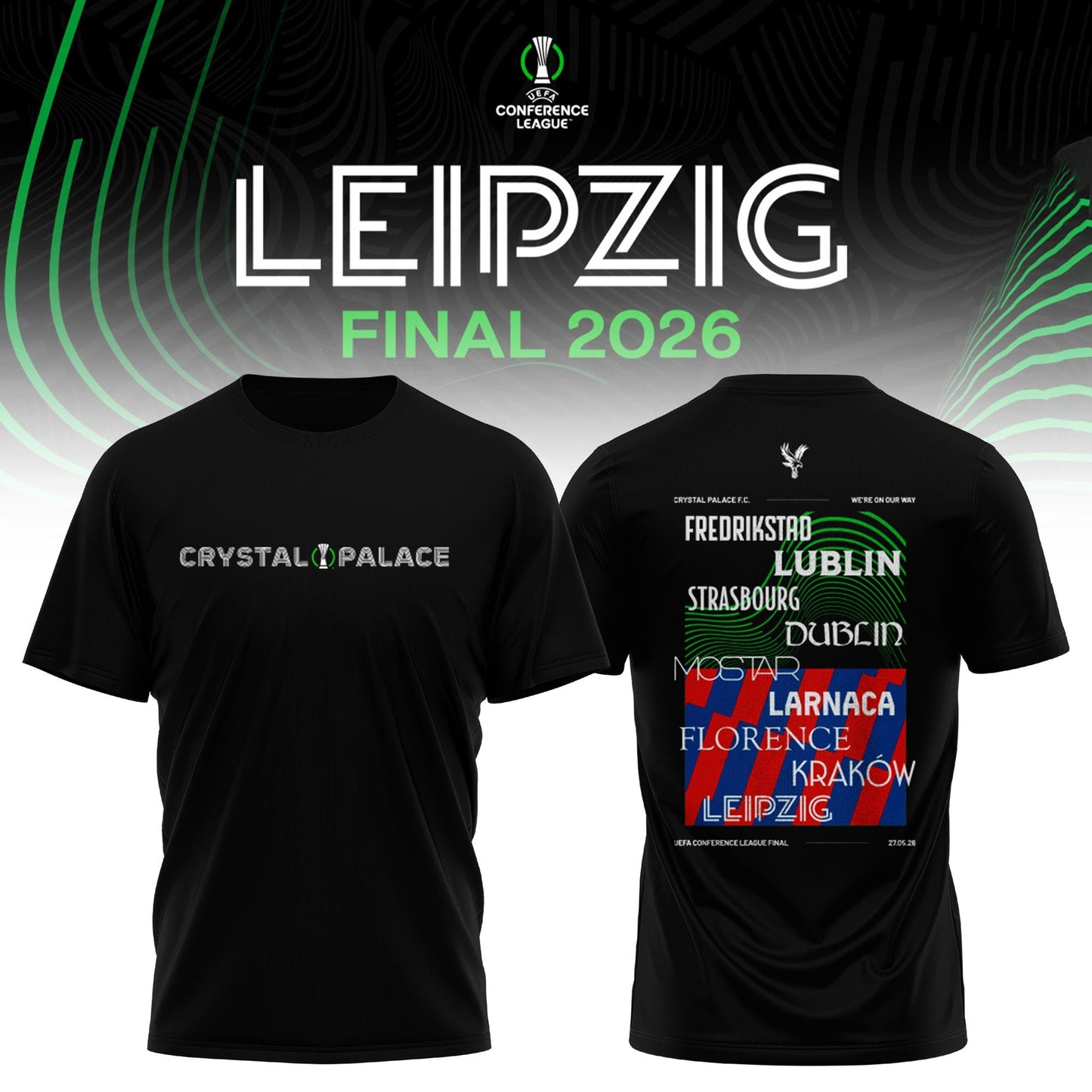 PREMIUM CRY X THANK FOR MEMORIES UEFA Conference League Winners Shirt V04 NDT LVH 280526
