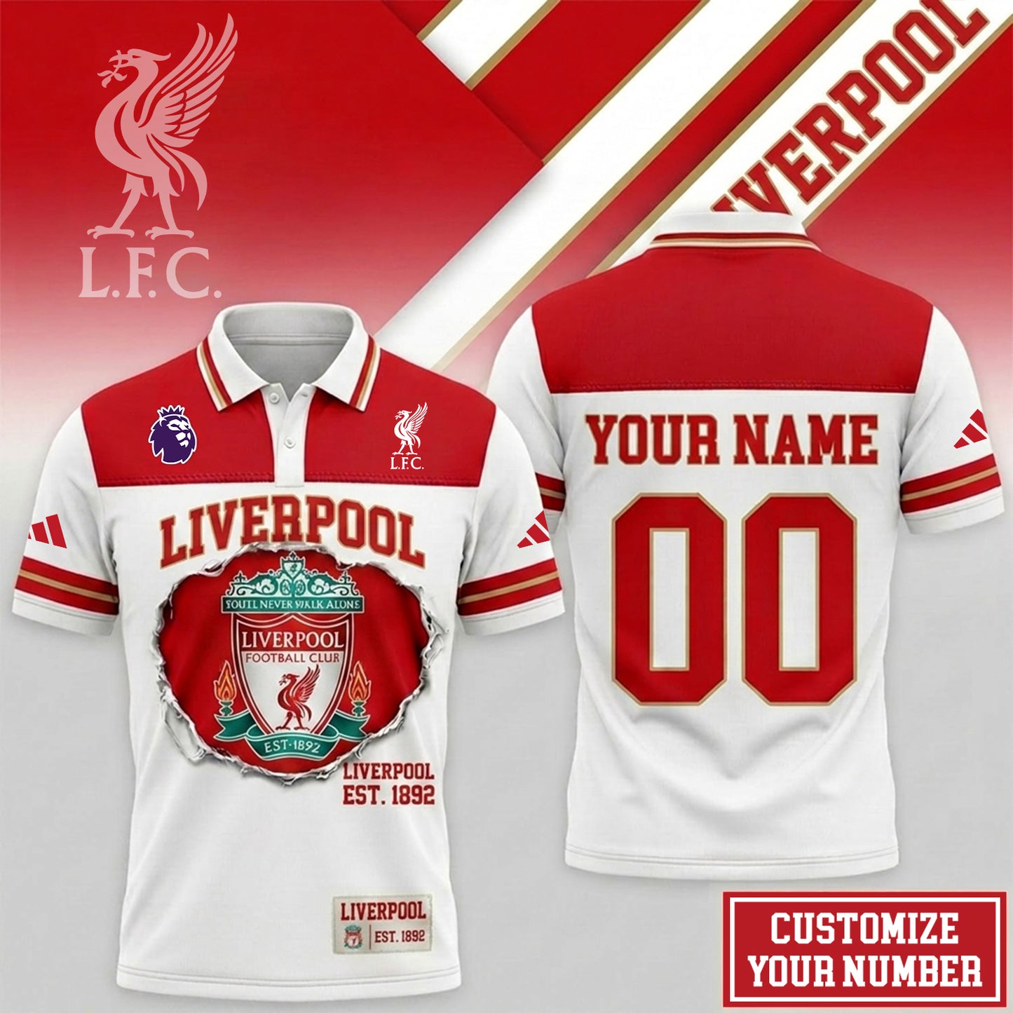 PREMIUM EPL X LIV CLASSIC POLO SHIRT LIMITED EDITIONS NDT NHM 010626