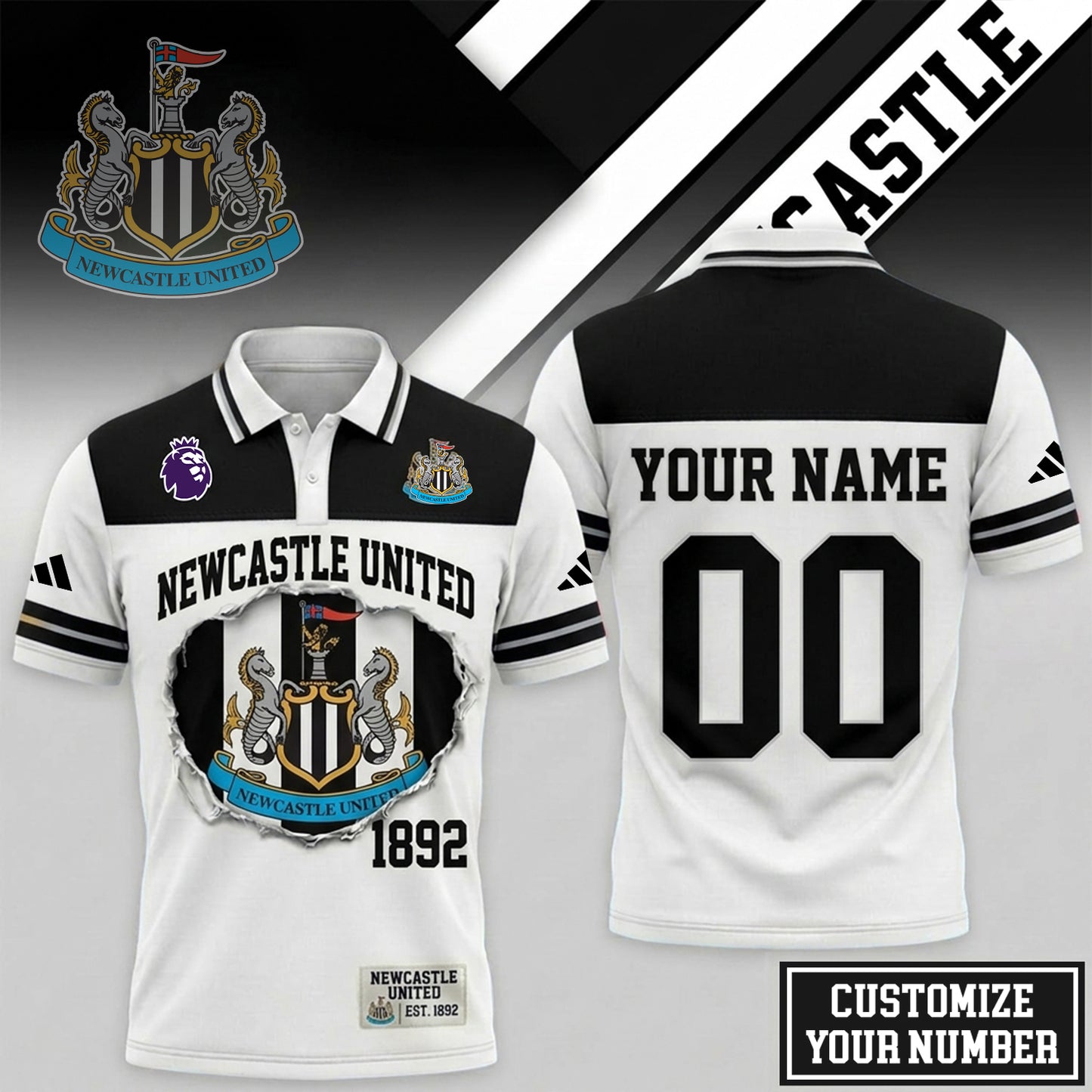 PREMIUM EPL X NEW CLASSIC POLO SHIRT LIMITED EDITIONS NDT NHM 010626