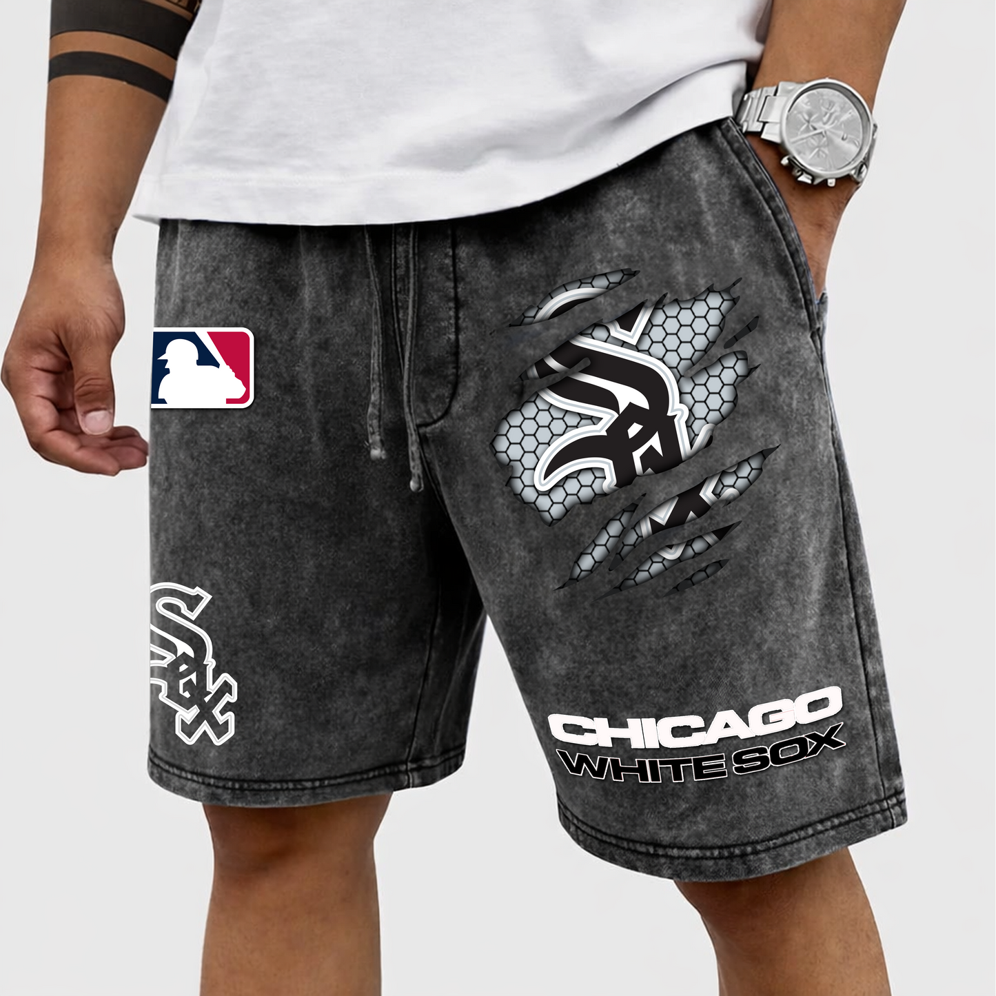 PREMIUM MLB X CWS WASH SHORT FOR SUMMERS HOLIDAY NDT VHM 080426
