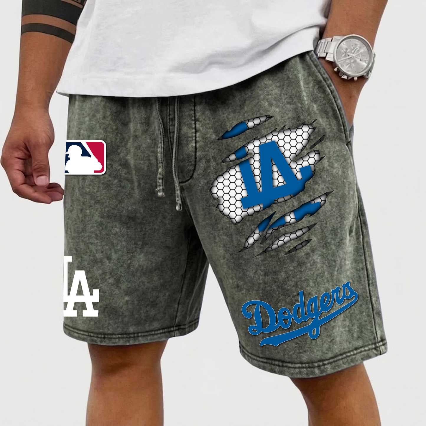 PREMIUM MLB X LA WASH SHORT FOR SUMMERS HOLIDAY NDT VHM 080426