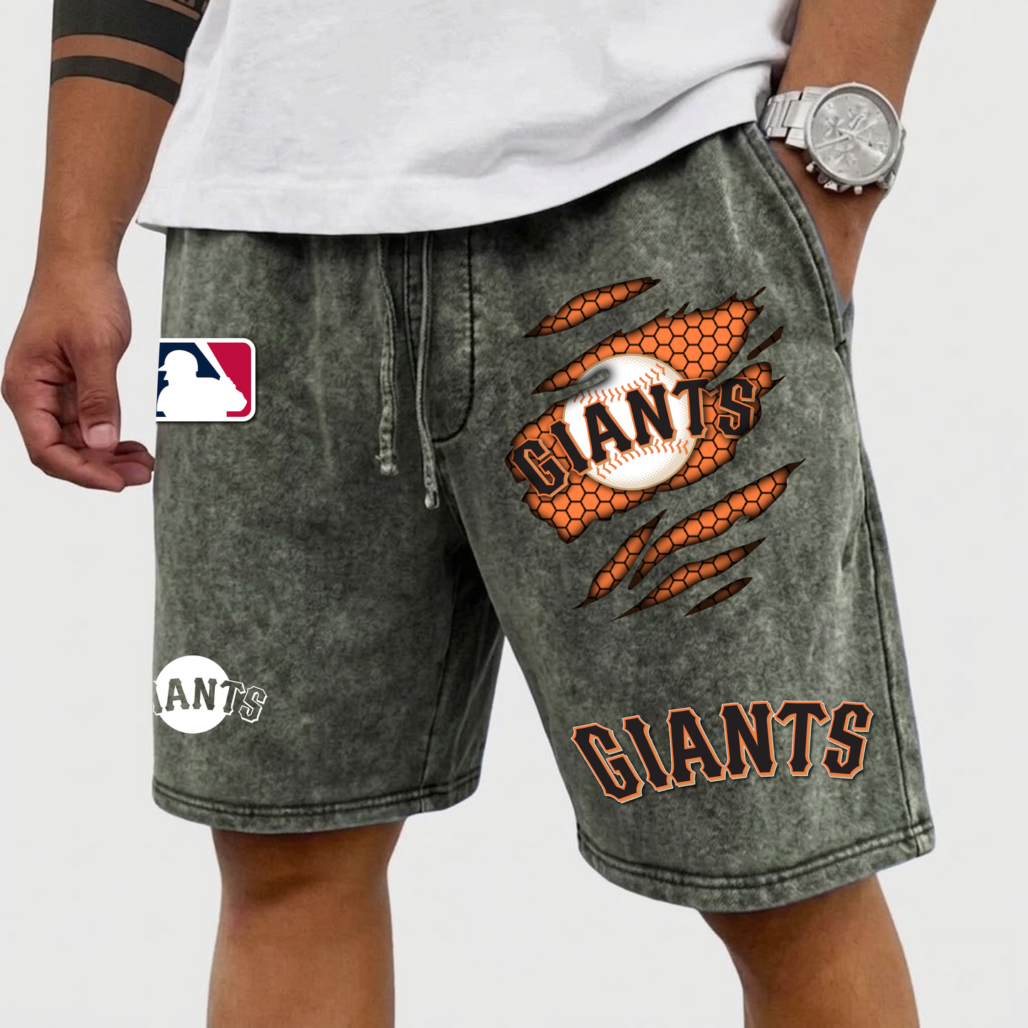 PREMIUM MLB X SFG WASH SHORT FOR SUMMERS HOLIDAY NDT VHM 080426