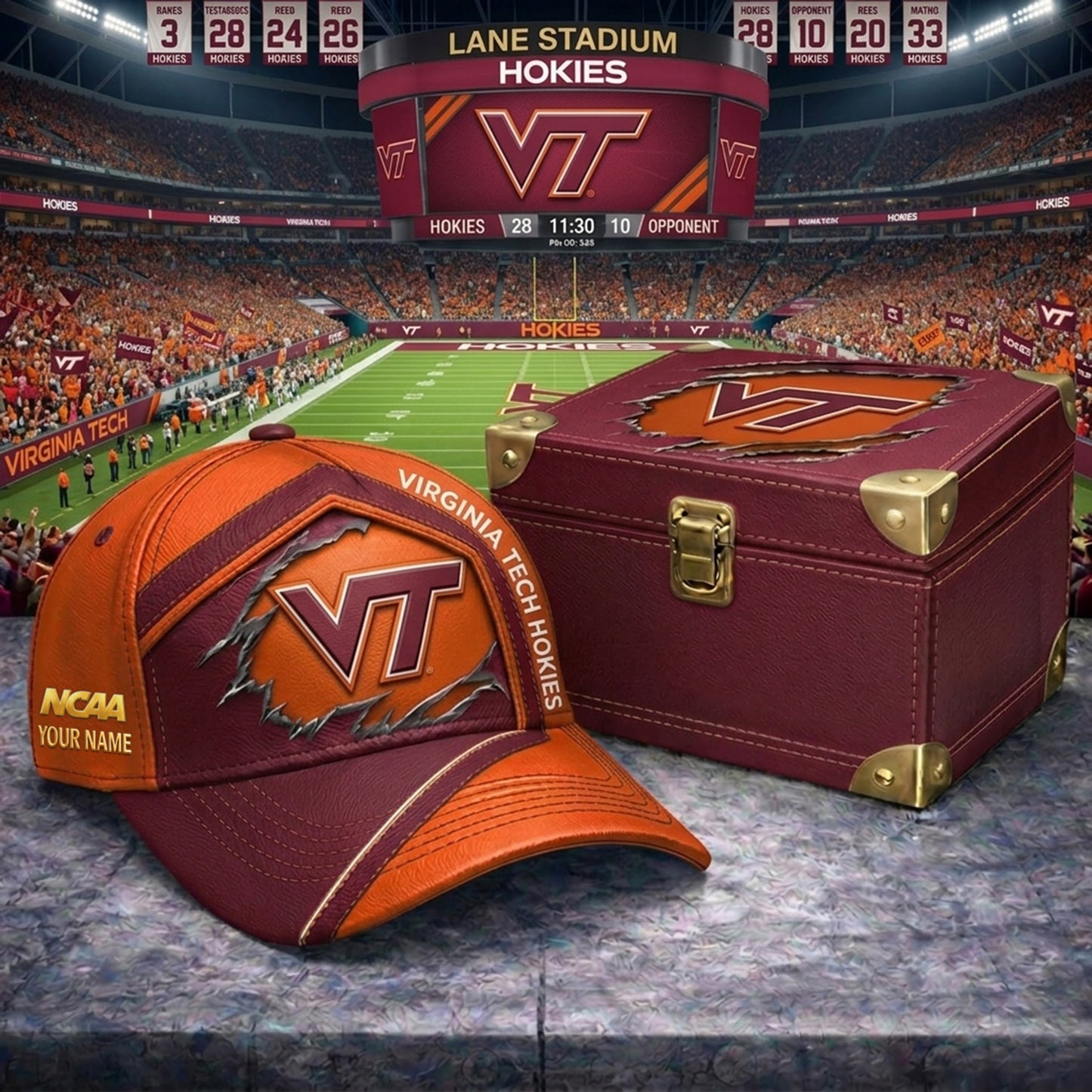 PREMIUM NCAA X VTH CRACK CUSTOME HAT V3 NDT NHM 020626