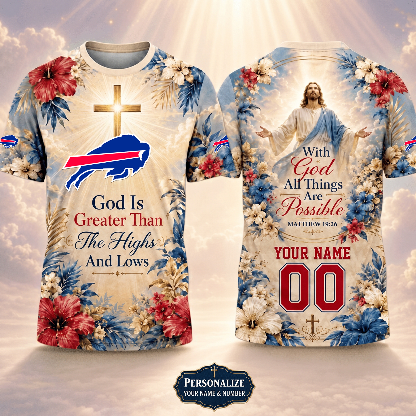 PREMIUM NFL X BB GOD BLEES TO ME Personalized T-Shirt FOR SUMMER HOLIDAY 150626