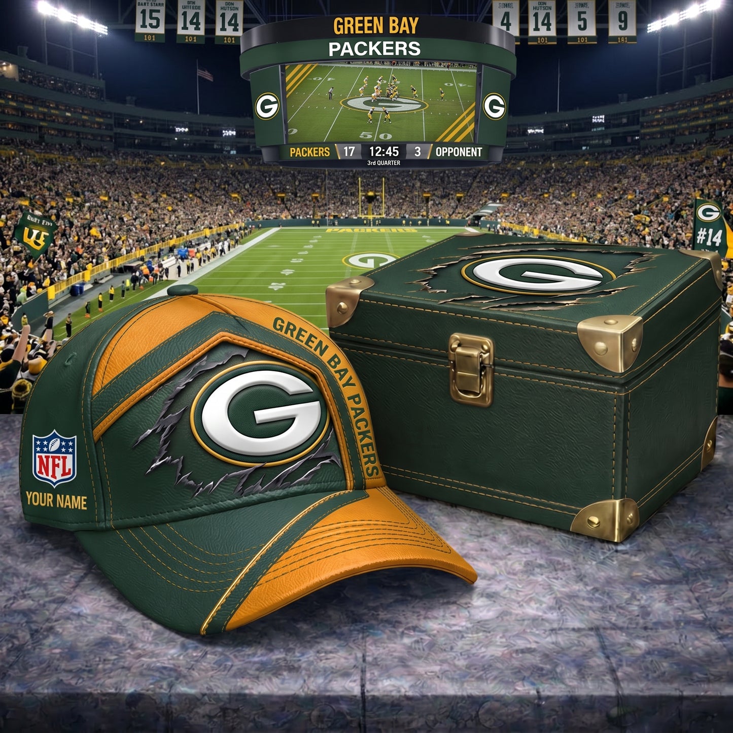 PREMIUM NFL X CBP CRACK CUSTOME NAME HAT LIMITED EDITIONS NDT VHM 220426