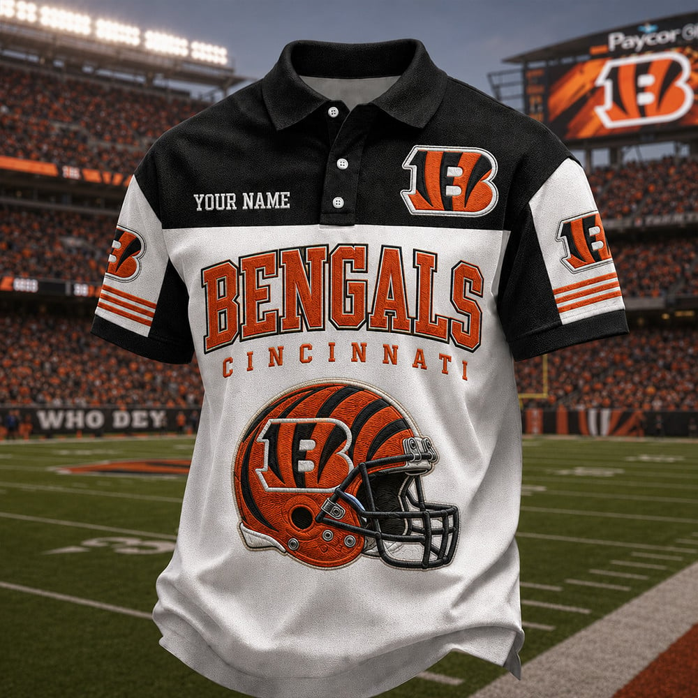 PREMIUM NFL X CIN Game Day POLO SHIRT LIMITED EDITION NDT VHM 060626