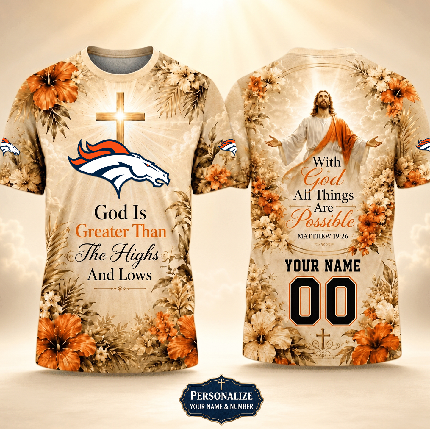 PREMIUM NFL X DB GOD BLEES TO ME Personalized T-Shirt FOR SUMMER HOLIDAY 150626
