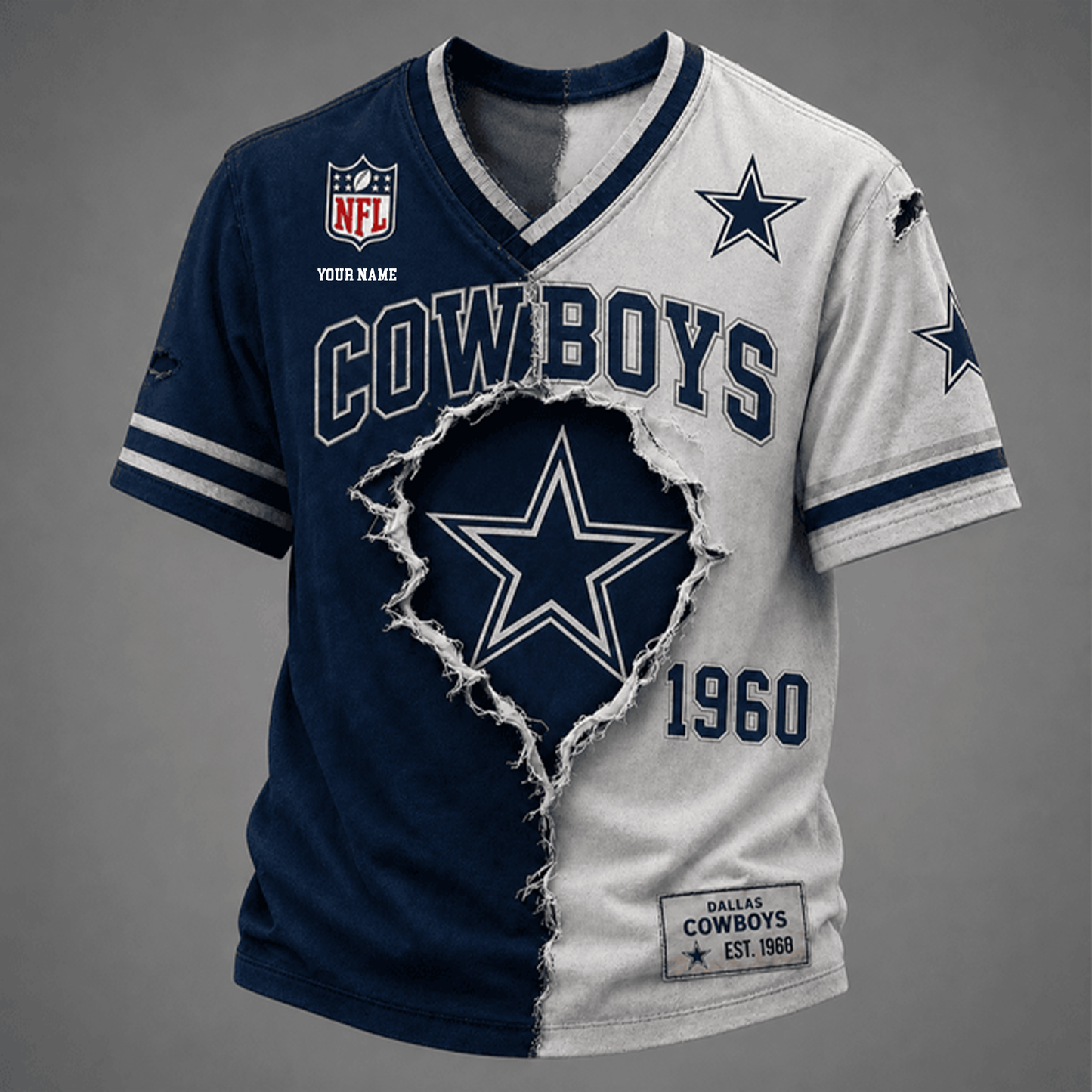 PREMIUM NFL X DC GAME DAY V-Neck T Shirt FOR SUMMER HOLIDAY NDT VHM 050626