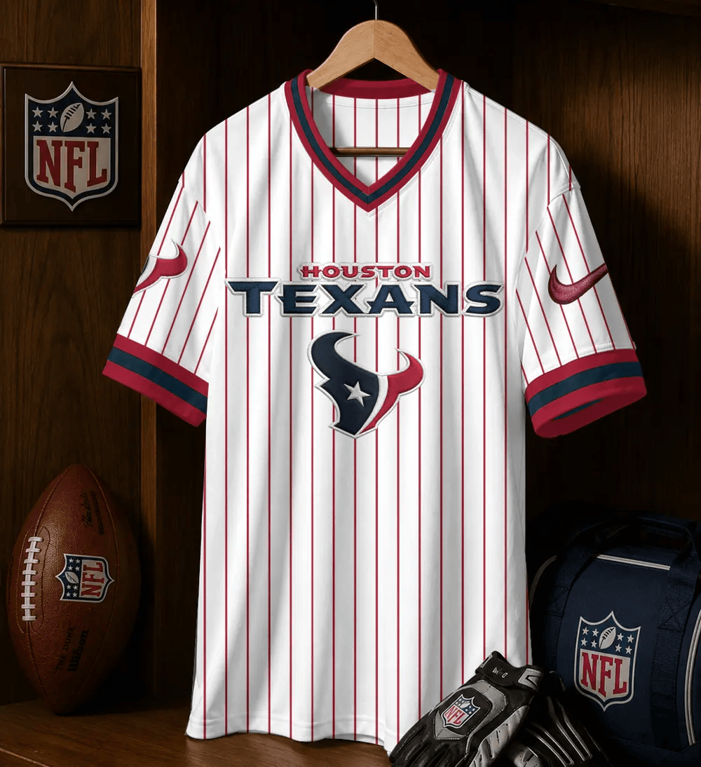 PREMIUM NFL X HOU CHARGER Casual Loose V neck Jersey NDT NHM 230526