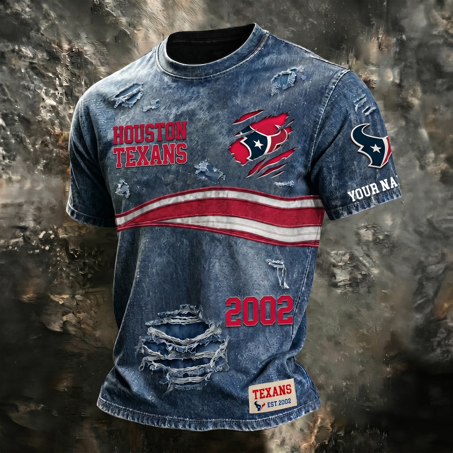 PREMIUM NFL X HT Streetwear & Edgy CUSTOME NAME SHIRT 120626