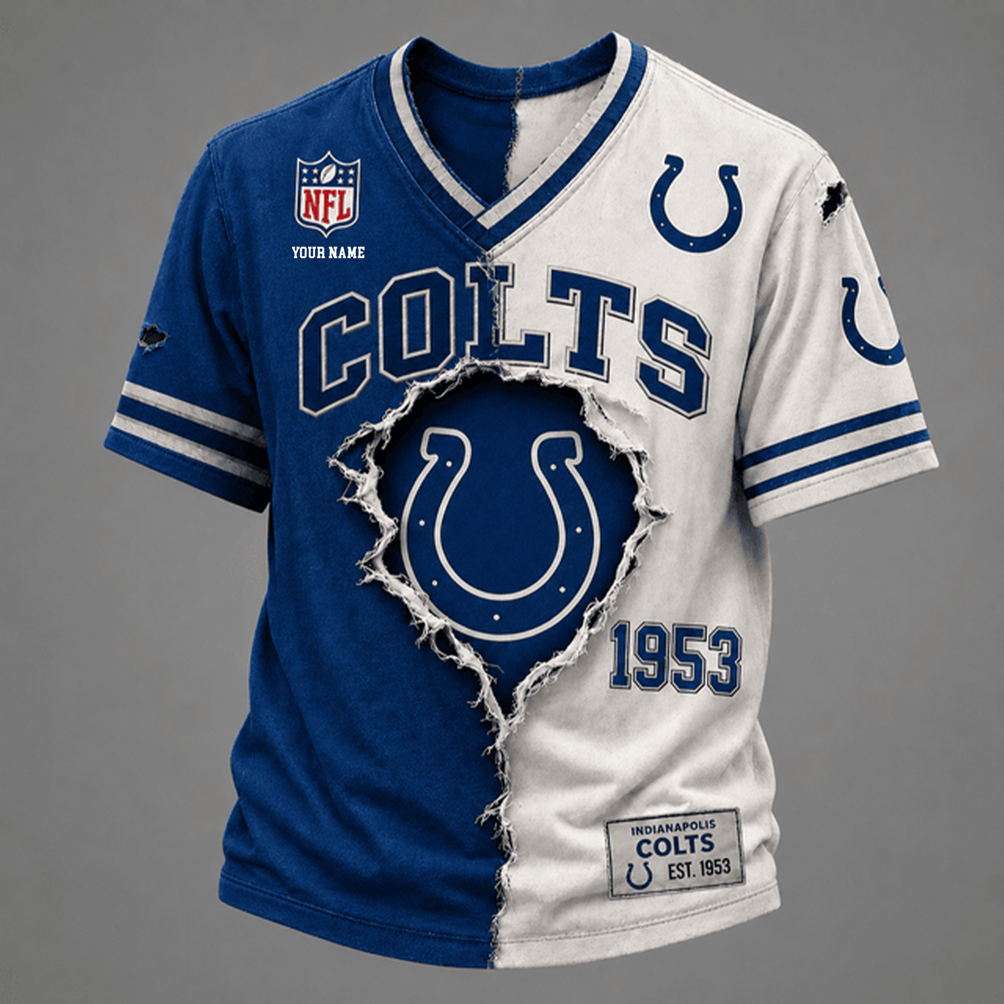 PREMIUM NFL X IC GAME DAY V-Neck T Shirt FOR SUMMER HOLIDAY NDT VHM 050626