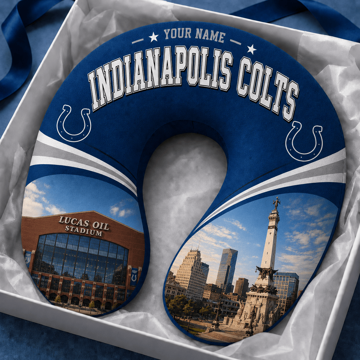 PREMIUM NFL X IC Special New Neck Pillow Custom Name 100626