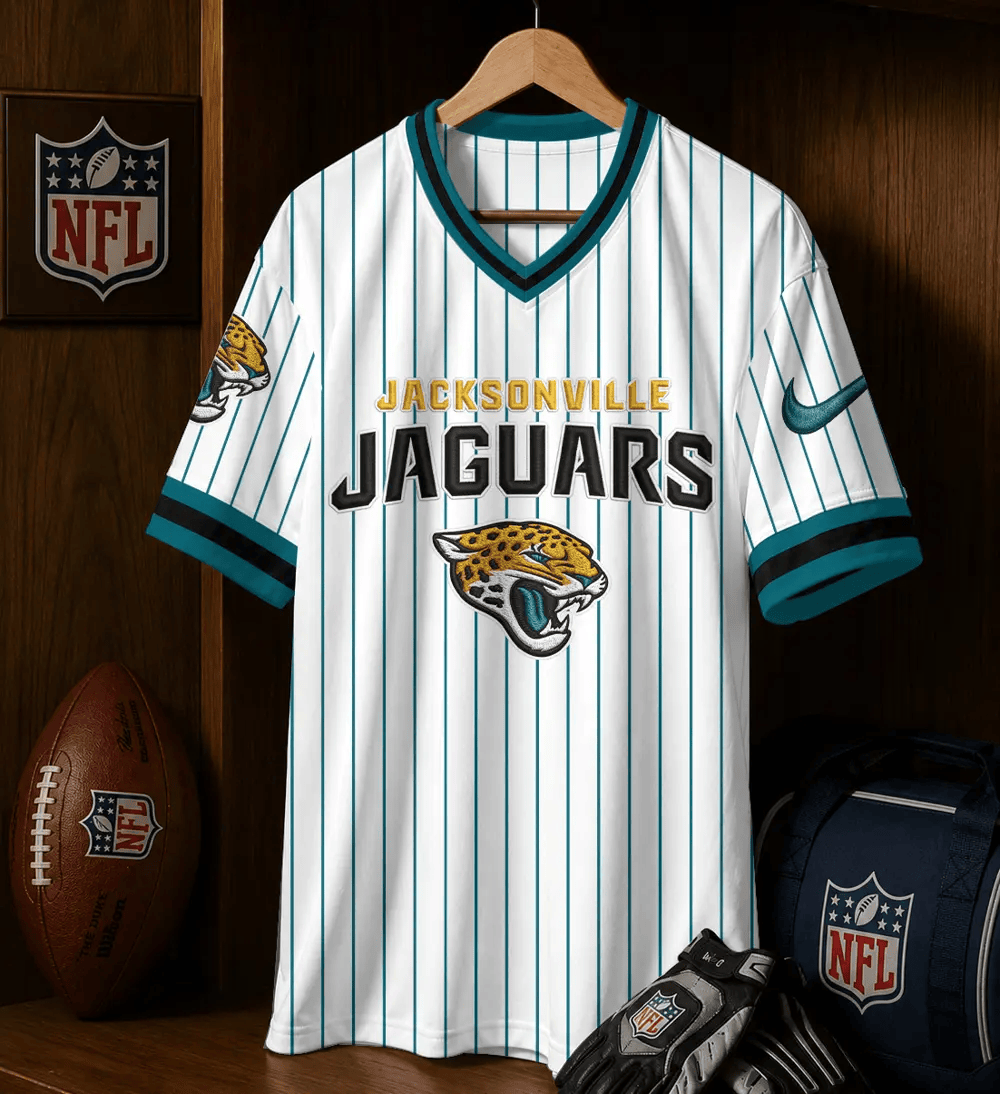 PREMIUM NFL X JAC CHARGER Casual Loose V neck Jersey NDT NHM 230526