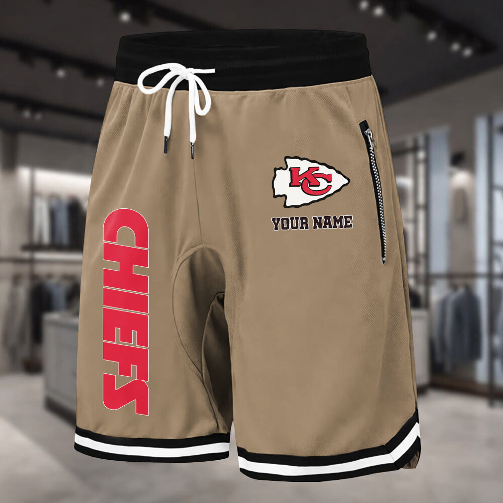 PREMIUM NFL X KC Summer Fitness Breathable Basketball Shorts NDT LVH 230426