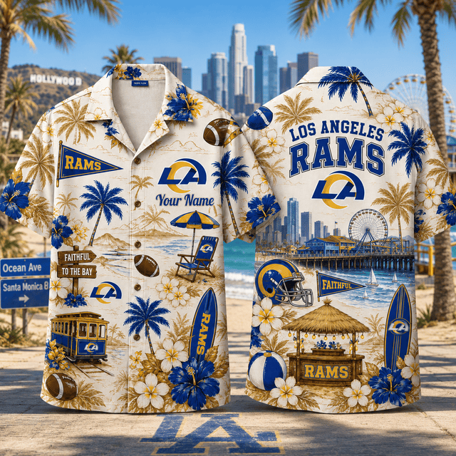 PREMIUM NFL X LAR Personalized Hawaiian Shirt FOR SUMMER HOLIDAY 150626